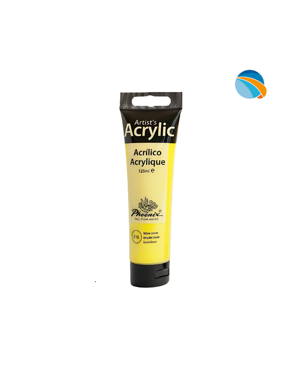 PHOENIX Acrílico Amarillo Limón (215) – 120 ml