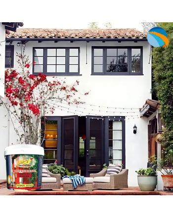 PRF Revestimiento Liso Blanco 15 L | Revestimiento acrílico exterior