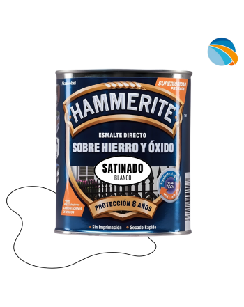 HAMMERITE Esmalte Satinado – 250 ml y 750ml | Pintura metálica