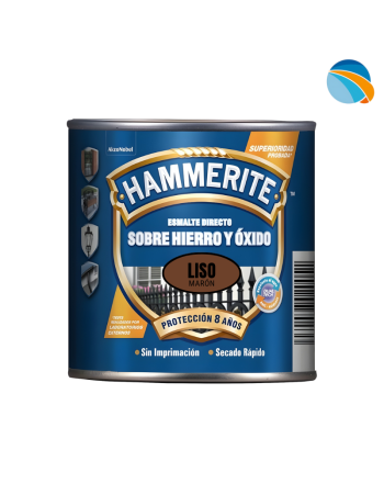HAMMERITE Esmalte Liso Brillante – 250 ml | Pintura metálica
