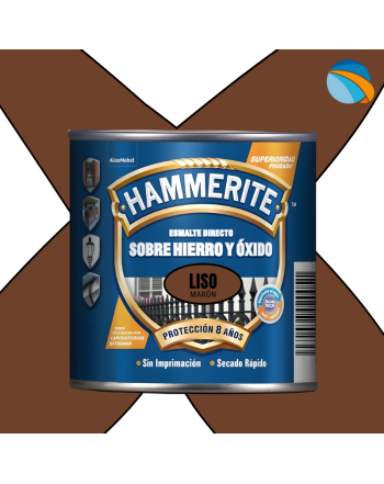 HAMMERITE Esmalte Liso Brillante – 250 ml | Pintura metálica
