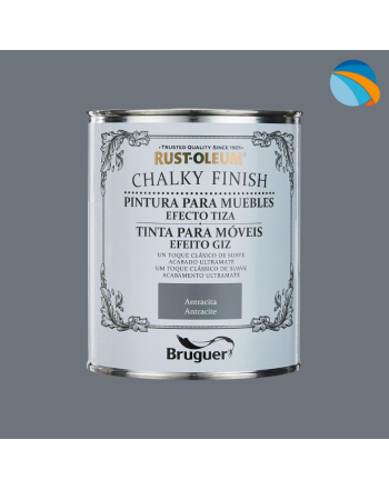 CHALK PAINT Pintura Efecto Tiza Antracita – 750 ml