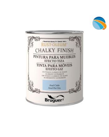 CHALK PAINT Pintura Efecto Tiza Azul Cielo – 750 ml