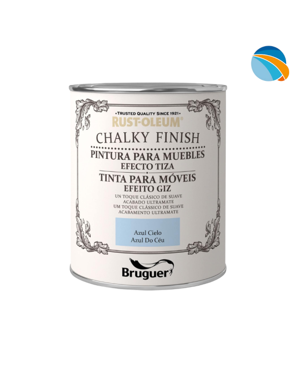 CHALK PAINT Pintura Efecto Tiza Azul Cielo – 750 ml