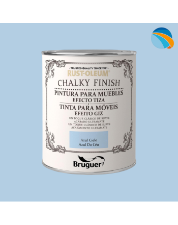 CHALK PAINT Pintura Efecto Tiza Azul Cielo – 750 ml