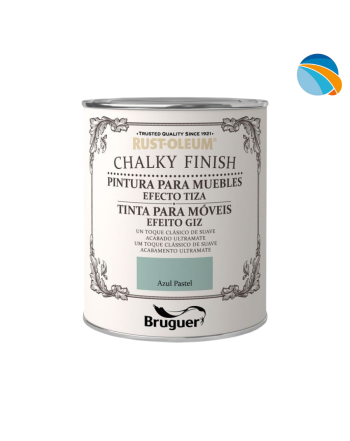 CHALK PAINT Pintura Efecto Tiza Azul Pastel – 750 ml