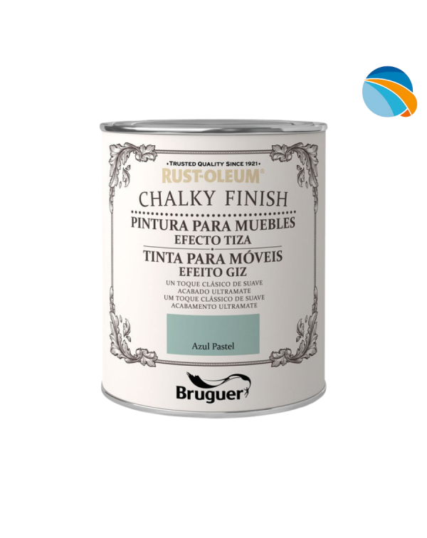 CHALK PAINT Pintura Efecto Tiza Azul Pastel – 750 ml