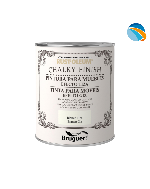 CHALK PAINT Pintura Efecto Tiza Blanco Tiza – 750 ml