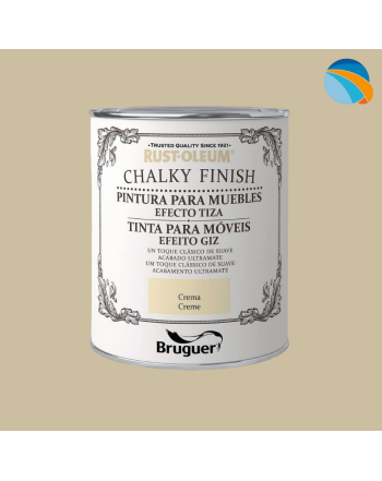 CHALK PAINT Pintura Efecto Tiza Crema – 750 ml