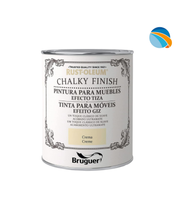 CHALK PAINT Pintura Efecto Tiza Crema – 750 ml