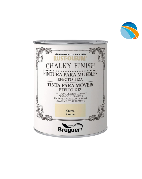 CHALK PAINT Pintura Efecto Tiza Crema – 750 ml
