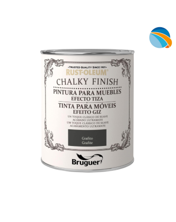 CHALK PAINT Pintura Efecto Tiza Grafito – 750 ml