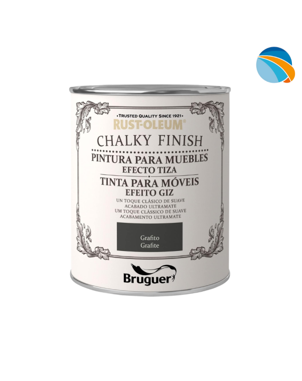 CHALK PAINT Pintura Efecto Tiza Grafito – 750 ml