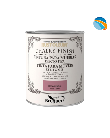 CHALK PAINT Pintura Efecto Tiza Rosa Antiguo – 750 ml