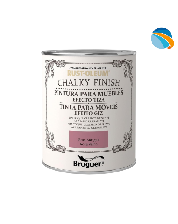 CHALK PAINT Pintura Efecto Tiza Rosa Antiguo – 750 ml