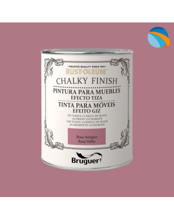 CHALK PAINT Pintura Efecto Tiza Rosa Antiguo – 750 ml