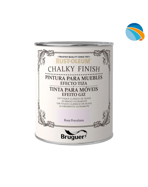 CHALK PAINT Pintura Efecto Tiza Rosa Porcelana – 750 ml