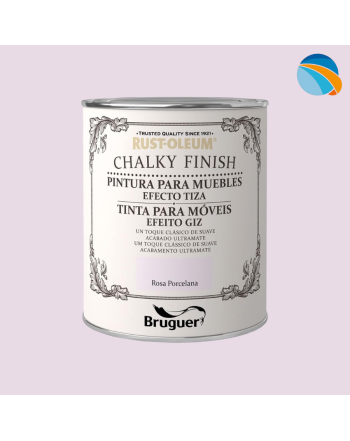 CHALK PAINT Pintura Efecto Tiza Rosa Porcelana – 750 ml