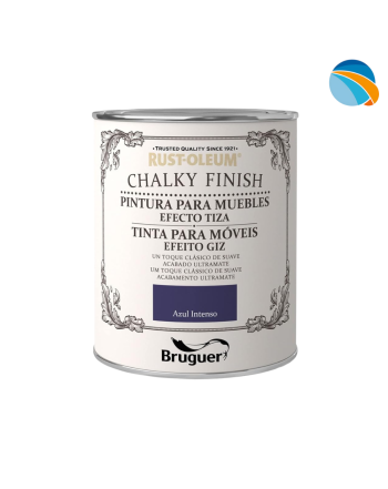 CHALK PAINT Pintura Efecto Tiza Azul Intenso – 750 ml