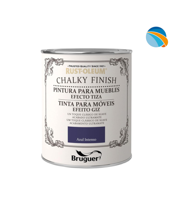 CHALK PAINT Pintura Efecto Tiza Azul Intenso – 750 ml
