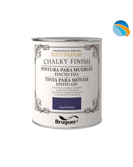 CHALK PAINT Pintura Efecto Tiza Azul Intenso – 750 ml