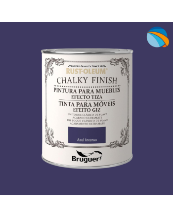 CHALK PAINT Pintura Efecto Tiza Azul Intenso – 750 ml