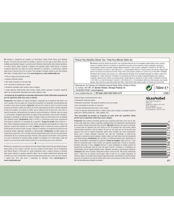 CHALK PAINT Pintura Efecto Tiza Verde Laurel – 750 ml