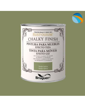 CHALK PAINT Pintura Efecto Tiza Verde Salvia – 750 ml